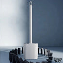 Brosse wc en silicone plate a accrocher au mur