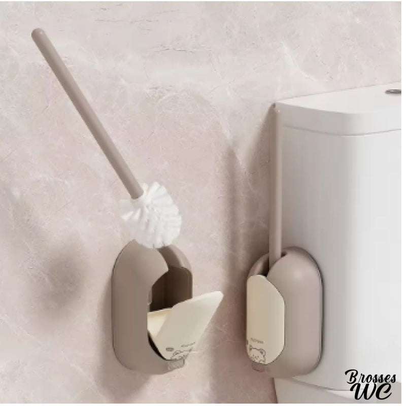 Brosse wc fixation murale