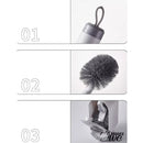 Brosse wc fixation murale