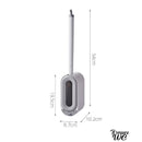 Brosse wc fixation murale