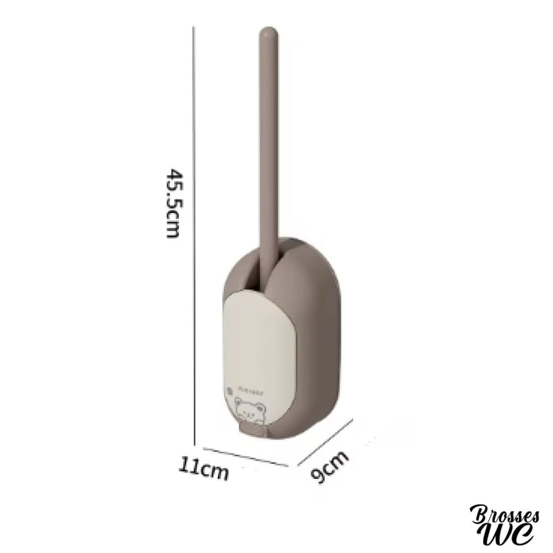 Brosse wc fixation murale