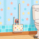 Brosse wc forme de chat