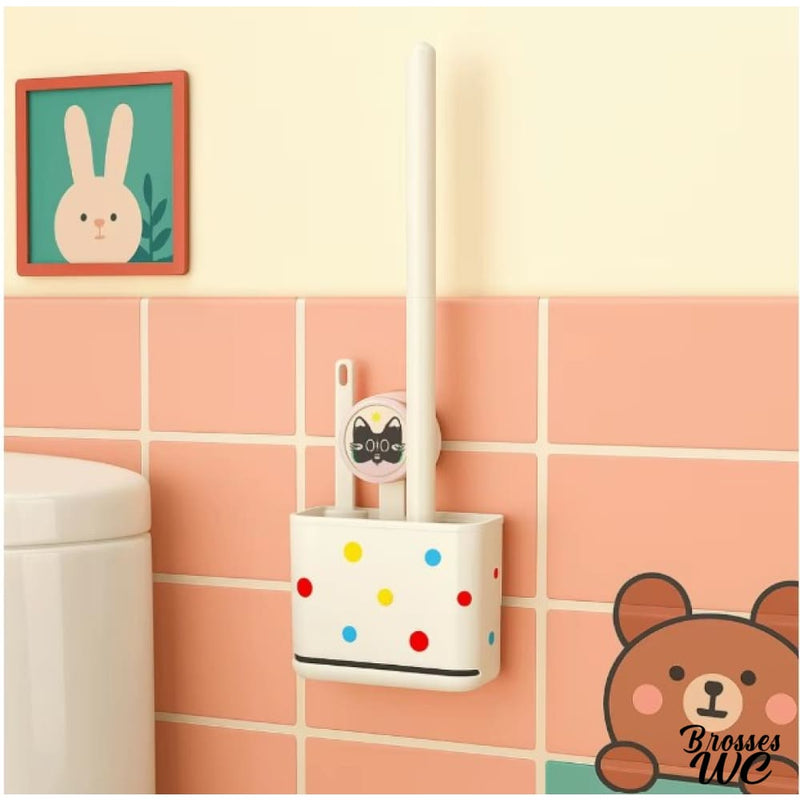 Brosse wc forme de chat