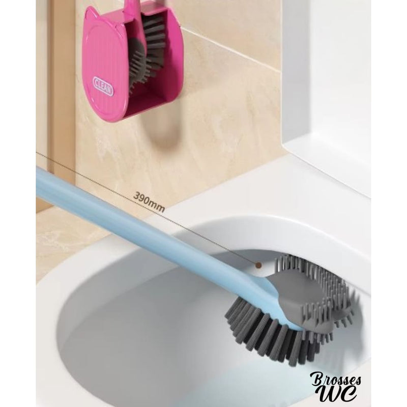Brosse wc forme de chat