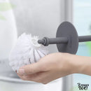 Brosse wc gris anthracite