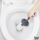 Brosse wc gris anthracite