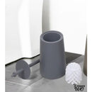 Brosse wc gris anthracite