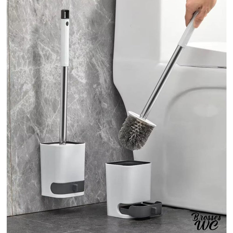 Brosse wc grise