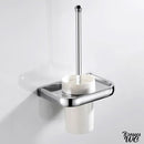 Brosse wc inox mural
