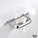 Brosse wc inox mural