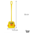 Brosse WC jaune