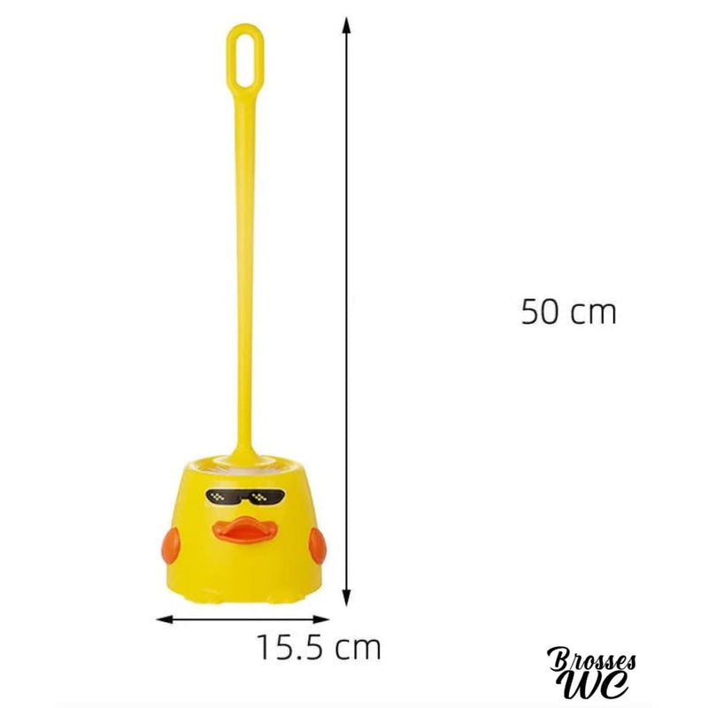 Brosse WC jaune