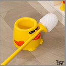 Brosse WC jaune