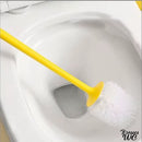 Brosse WC jaune