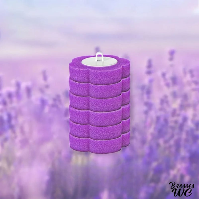 Brosse wc jetable blanche