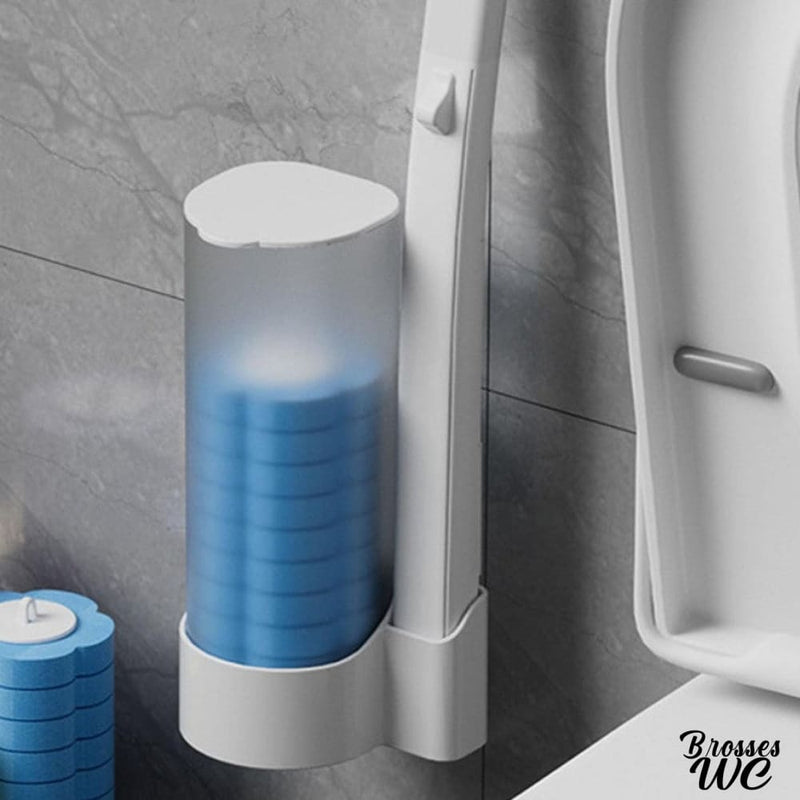 Brosse wc jetable blanche