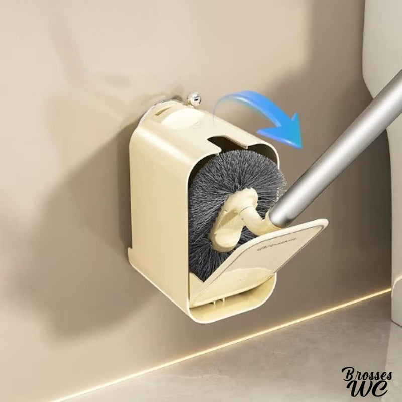 Brosse wc murale basculante