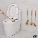 Brosse wc murale bois