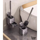 Brosse wc murale carrée