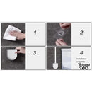 Brosse wc murale couleur