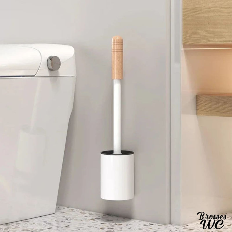 Brosse wc murale noire