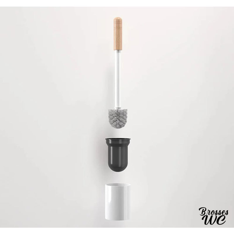 Brosse wc murale noire