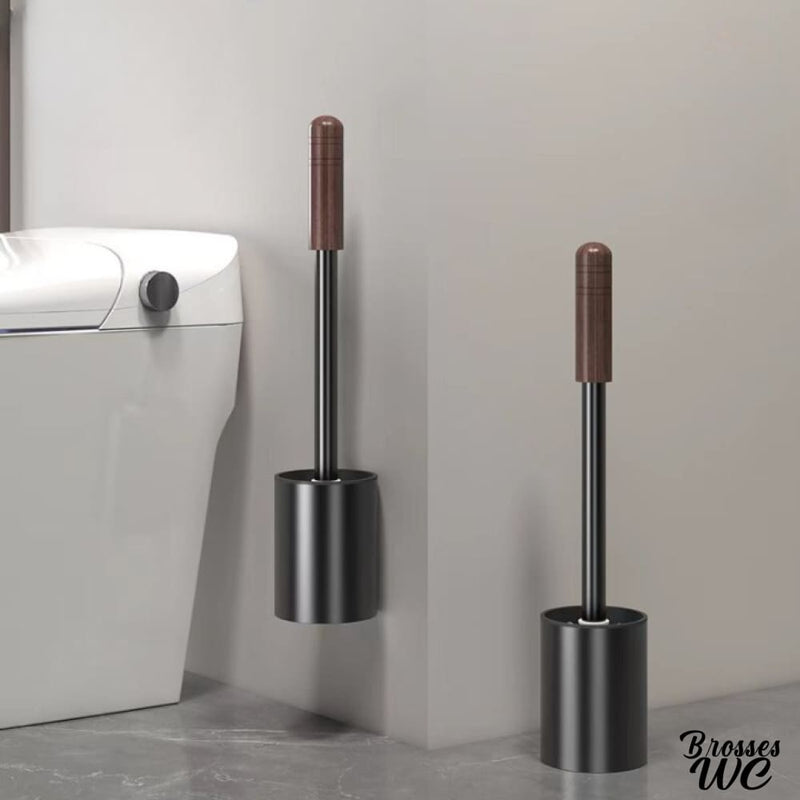 Brosse wc murale noire