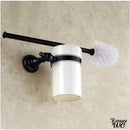 Brosse wc noir design