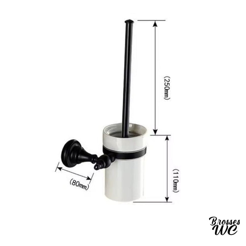 Brosse wc noir design