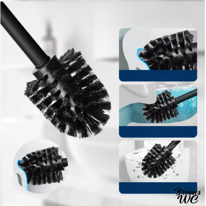 Brosse wc noir mat