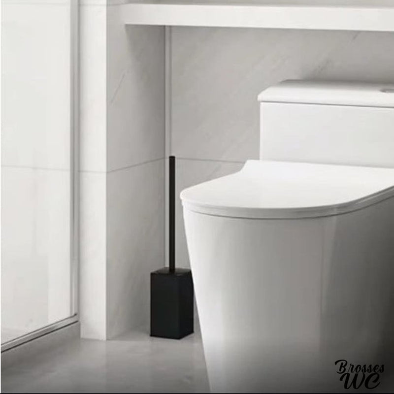 Brosse wc noir mat