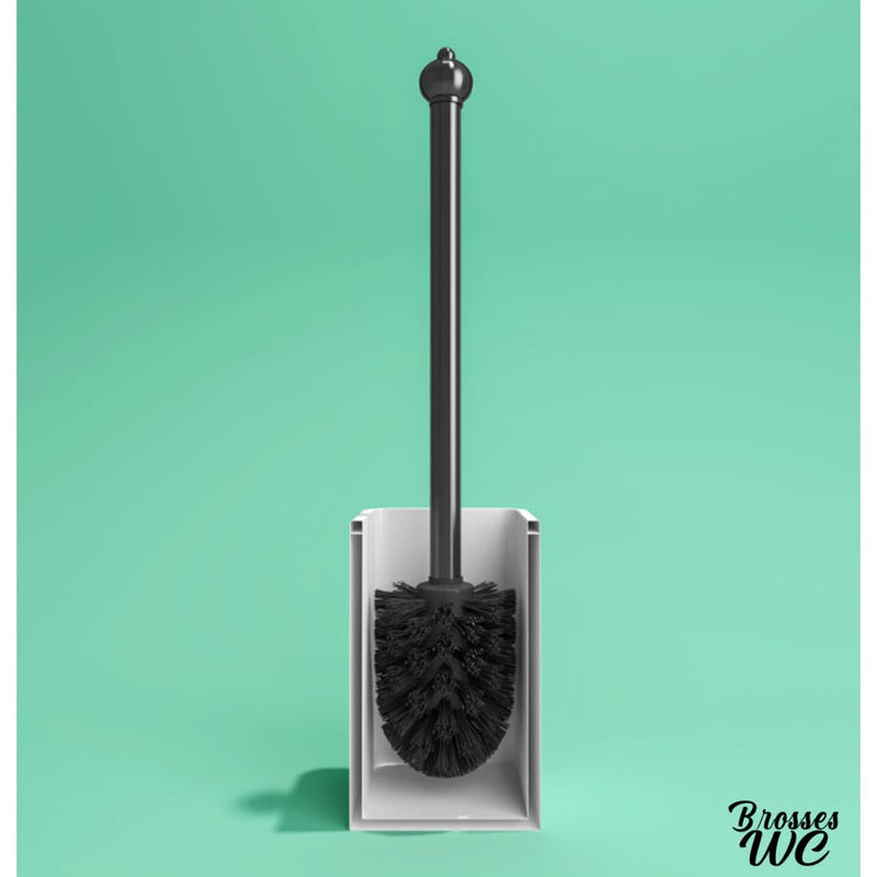 Brosse wc noir mat