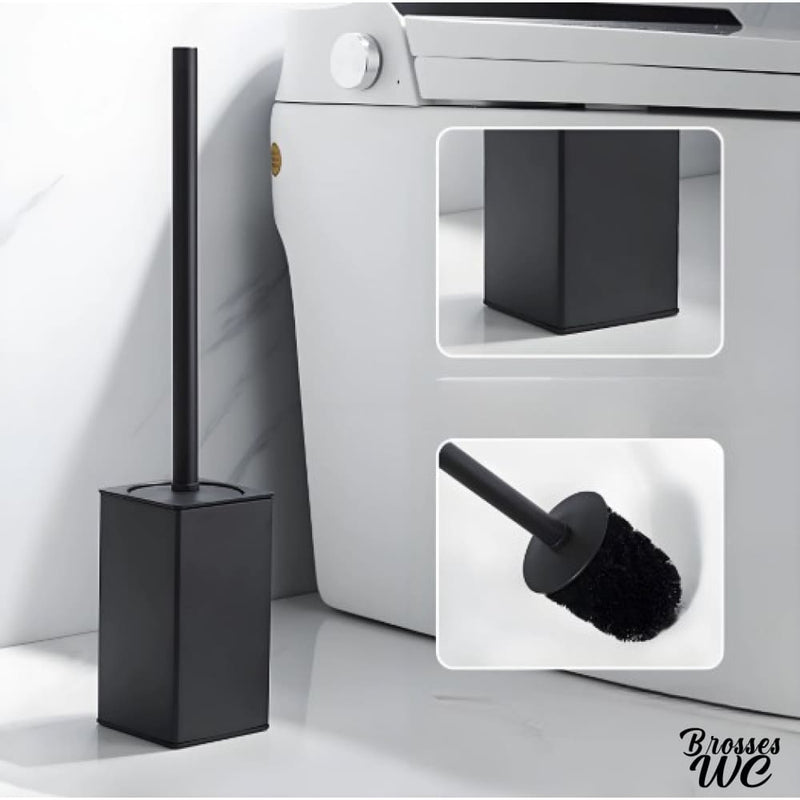 Brosse wc noir mat