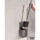 Brosse wc noire paillette