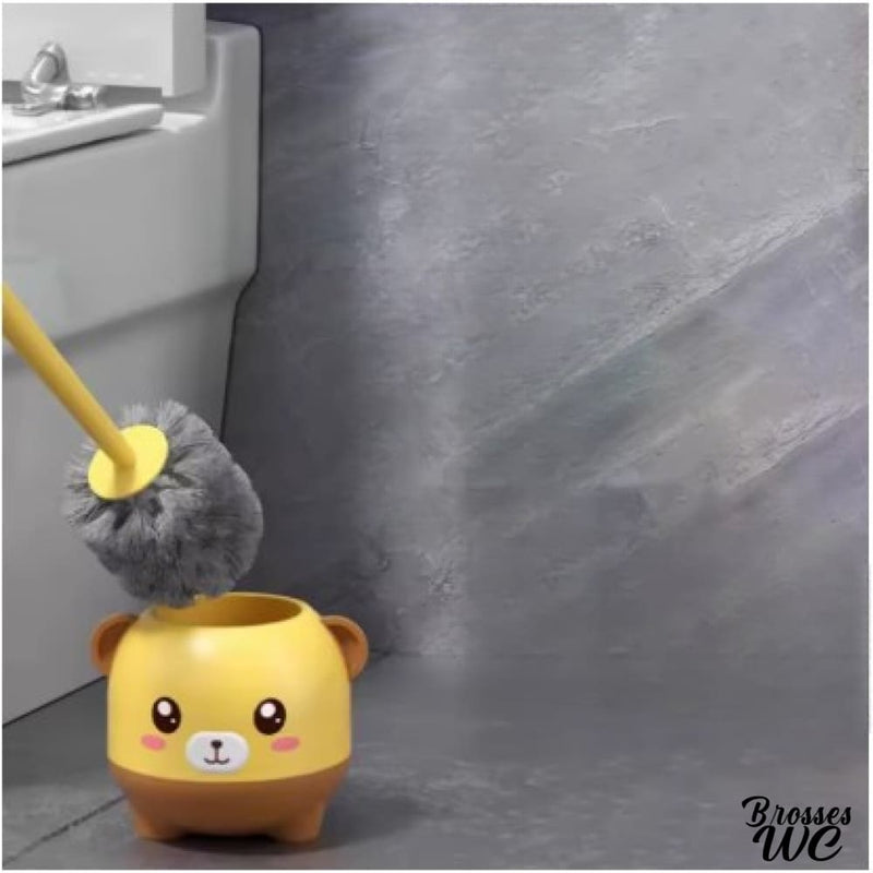 Brosse wc ours silicone