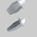 Brosse wc plastique blanc