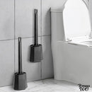 Brosse wc plastique blanc