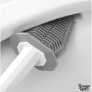 Brosse wc plastique blanc