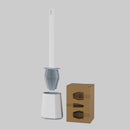 Brosse wc plastique blanc