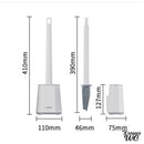 Brosse wc plastique blanc