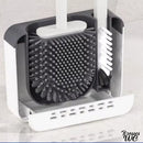 Brosse wc plate en silicone