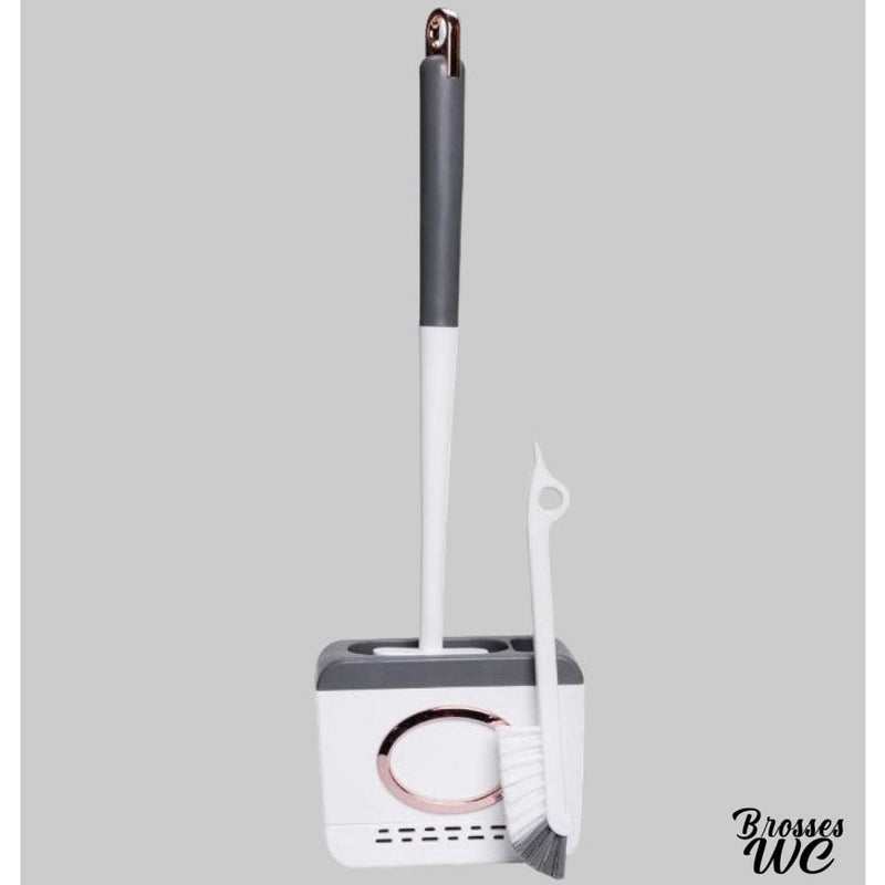 Brosse wc plate en silicone