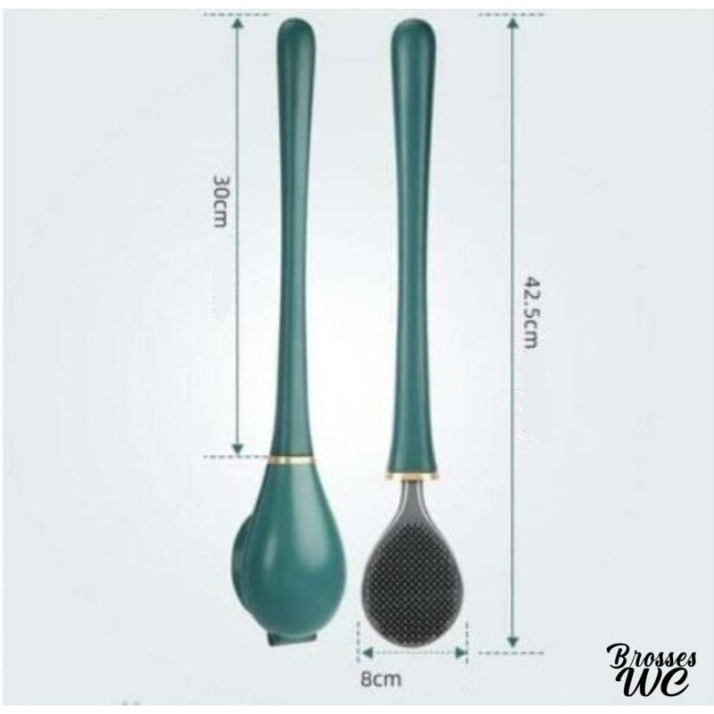 Brosse wc plate silicone