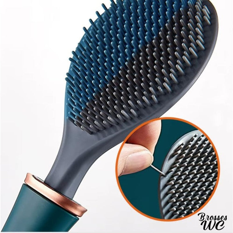 Brosse wc plate silicone