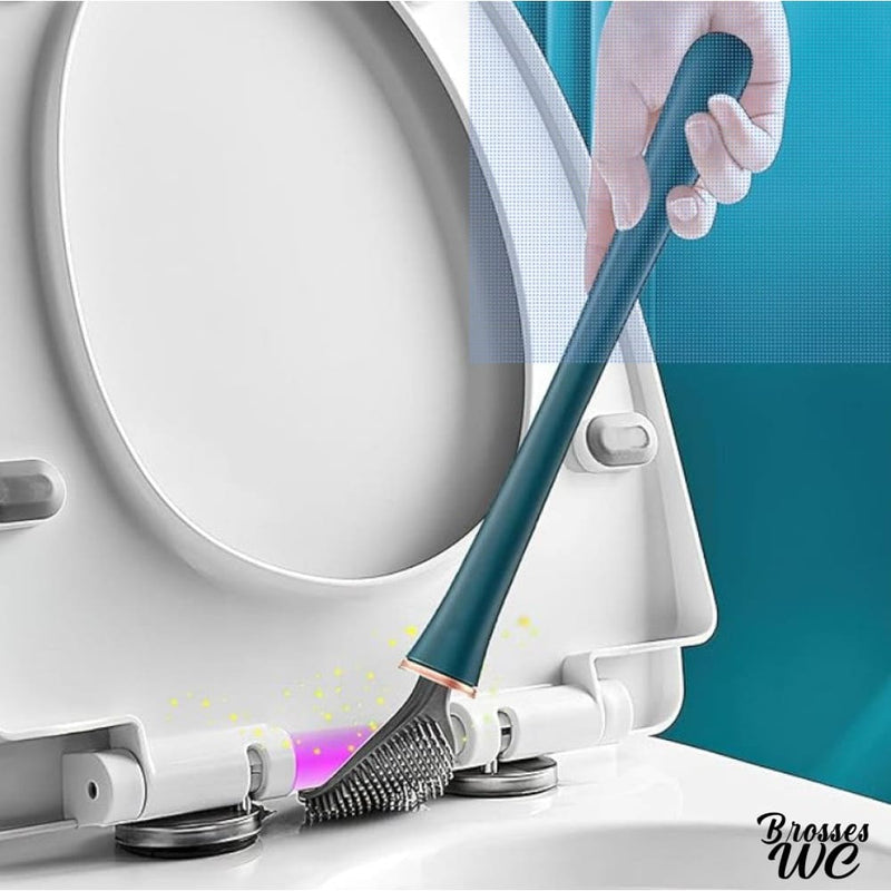 Brosse wc plate silicone