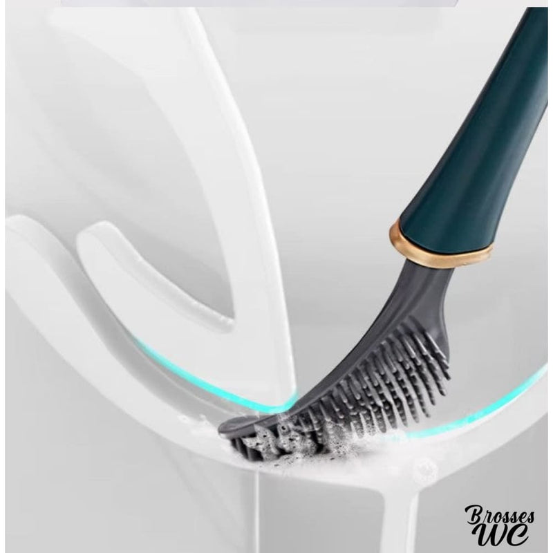 Brosse wc plate silicone
