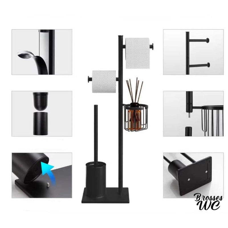 Brosse wc porte rouleau