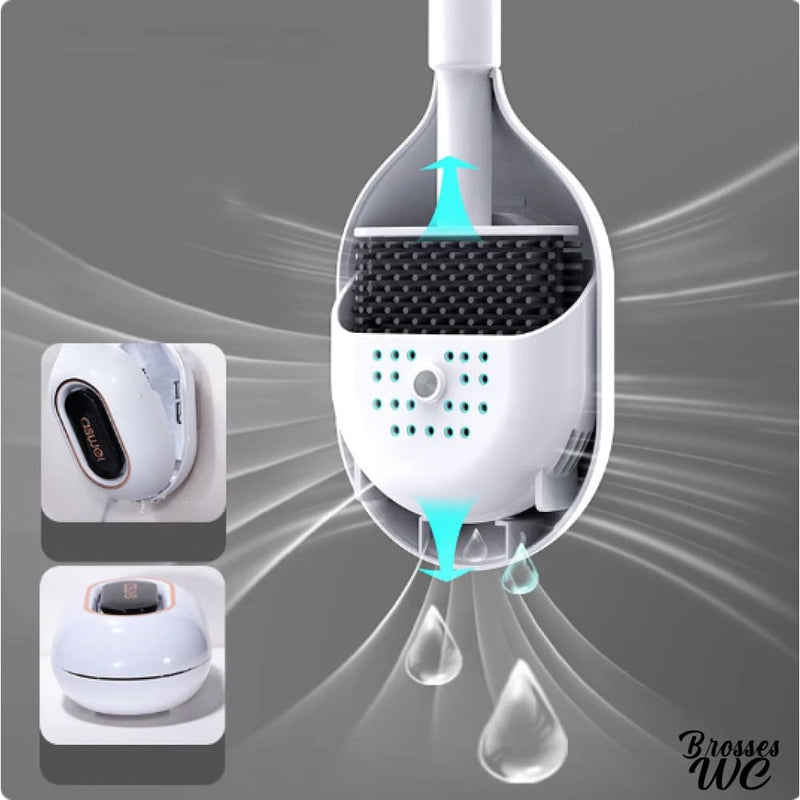 Brosse wc rechargeable