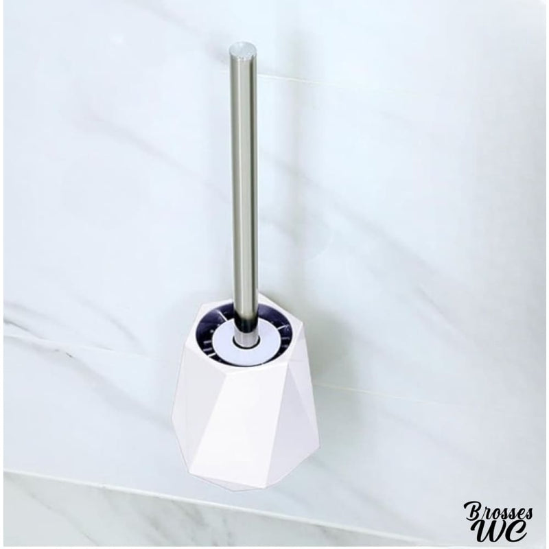Brosse wc résine gris ou blanc