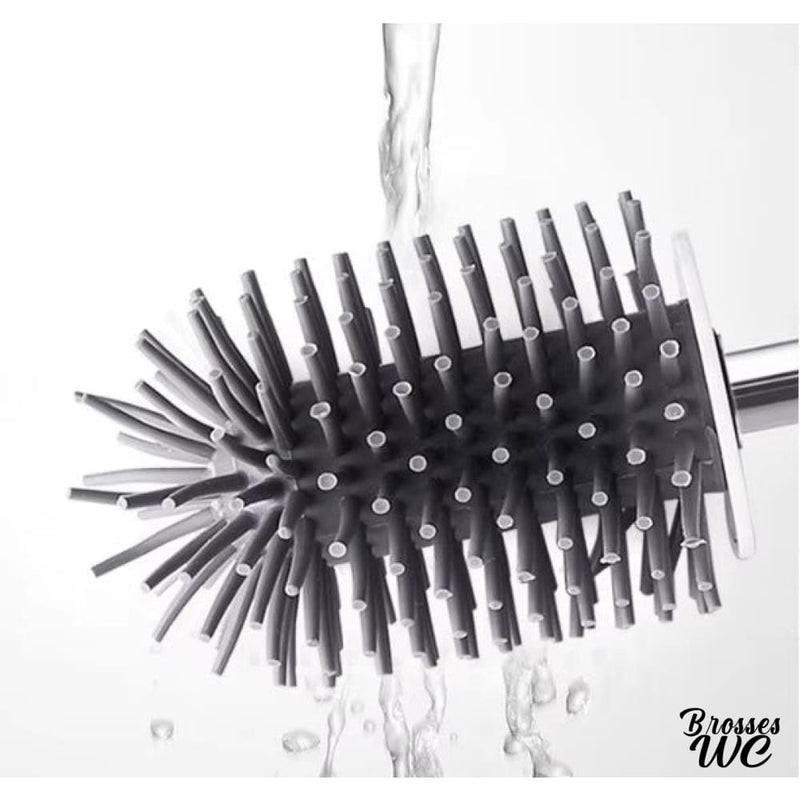 Brosse wc résine gris ou blanc